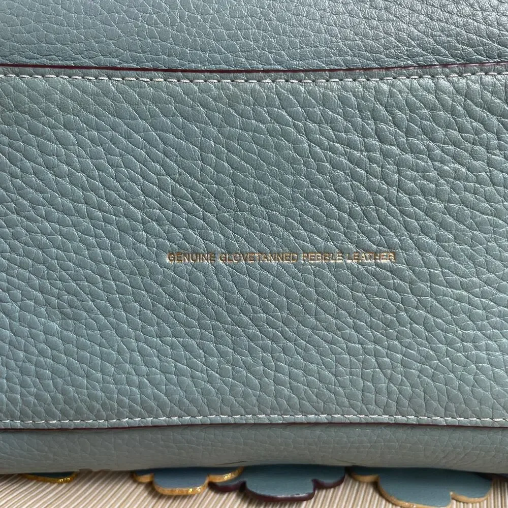 Coach 1941 Limited Edition Rogue 25 Tea Rose Satchel 10512, COA, Blue Multi - Picture 10 of 13
